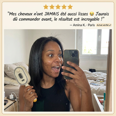 LumiHair Pro — Brosse Infrarouge Lissante